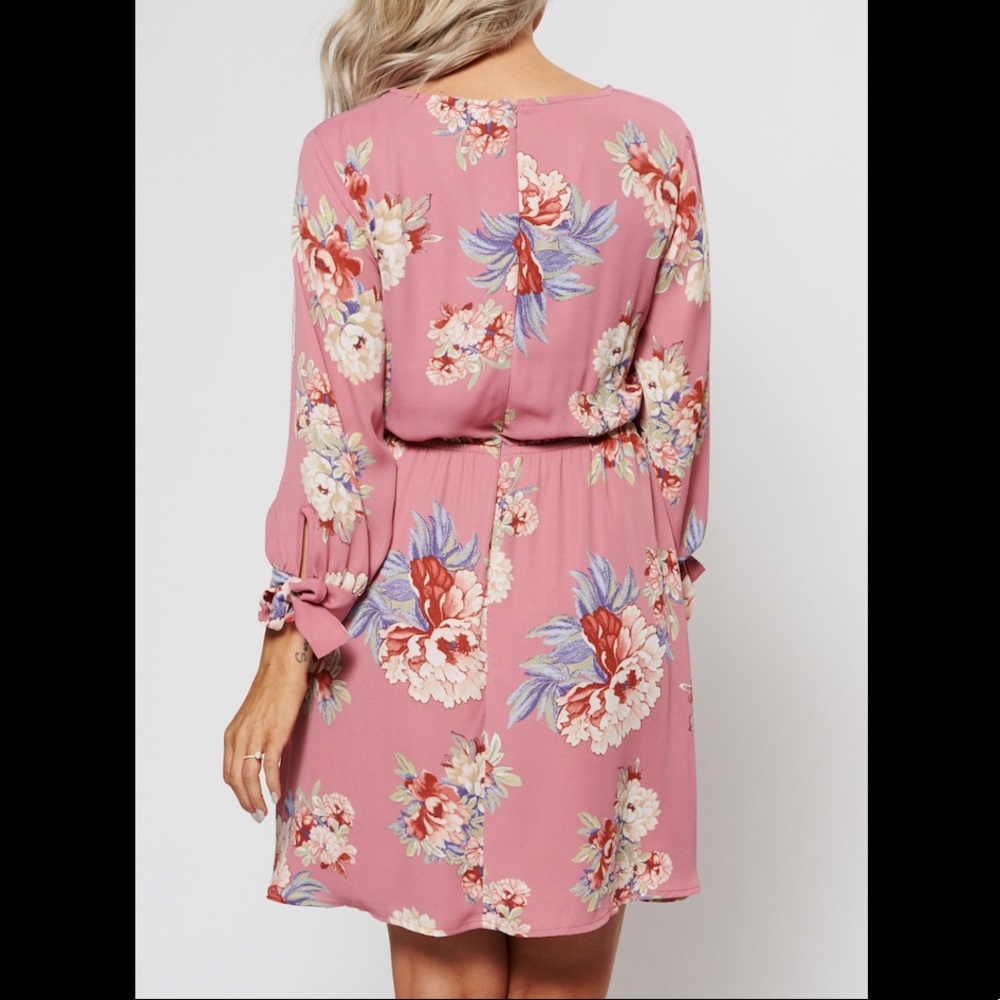 Rokoko Floral Print Tie Sleeve Dress from Nanamacs - Picture 3 of 8